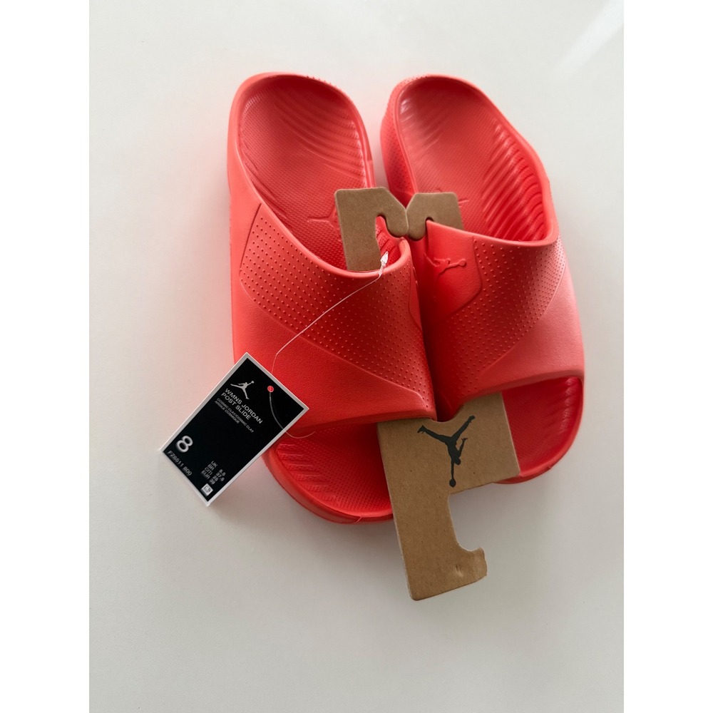 Jordan Slides Womens 8 Post Slide Crimson Clay FZ6511-800 New